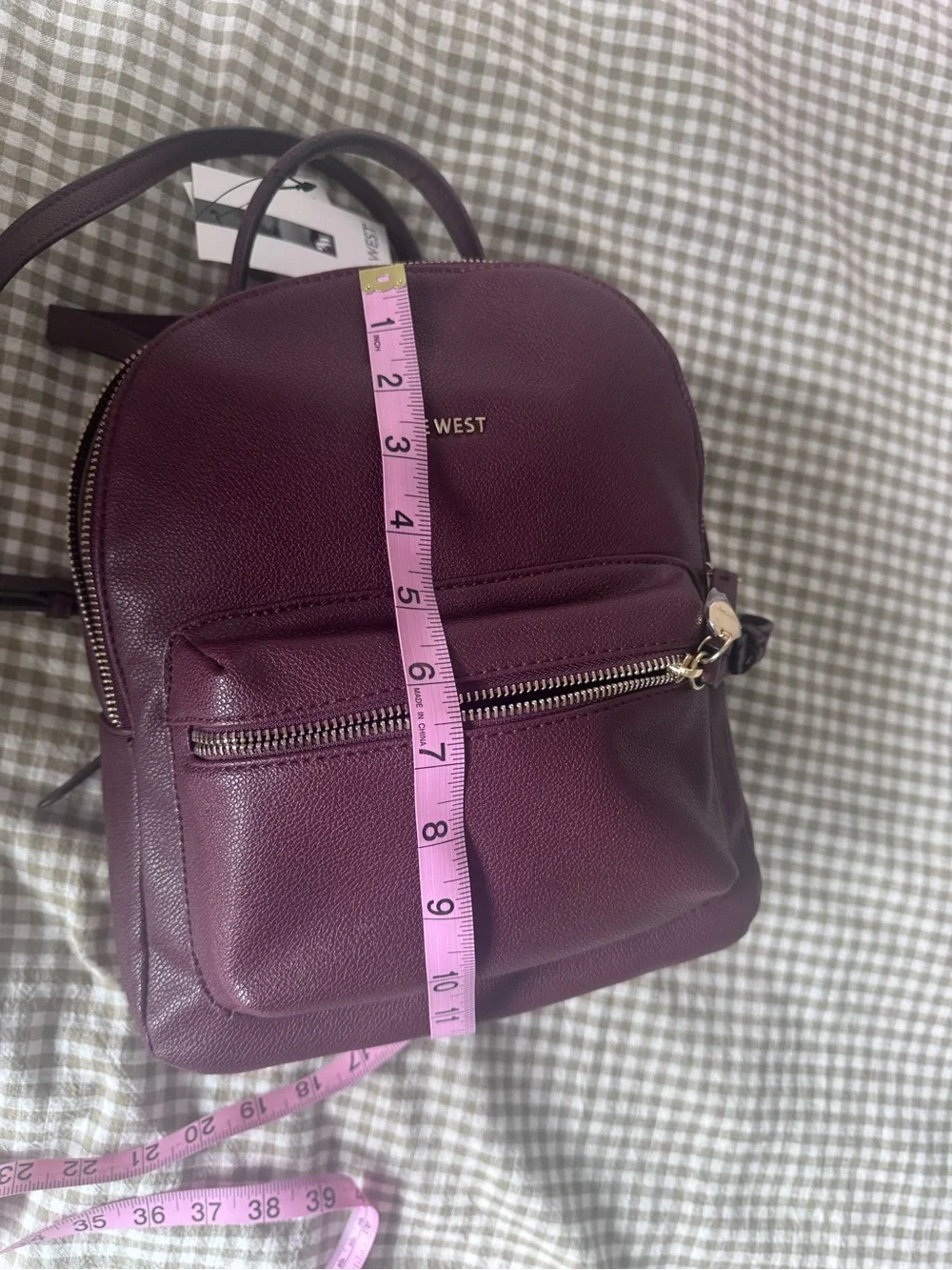 Nine West Boysenberry mini backpack